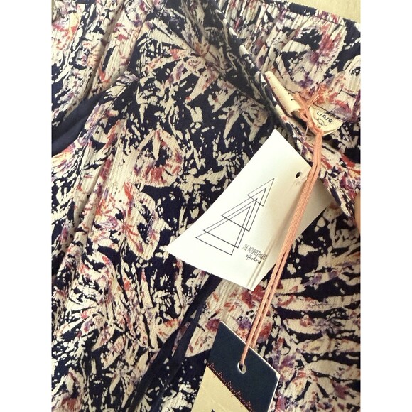 Roxy Woman's electric mile pants printed Tropical Beachy Pull On Large NWT - Picture 4 of 5